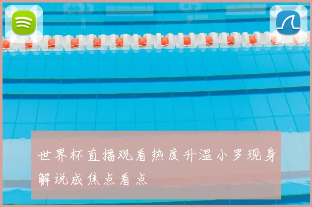 世界杯直播观看热度升温小罗现身解说成焦点看点