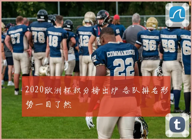 2020欧洲杯积分榜出炉 各队排名形势一目了然