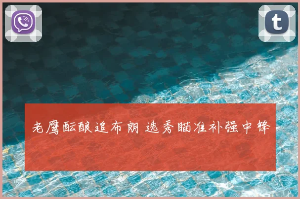 老鹰酝酿追布朗 选秀瞄准补强中锋