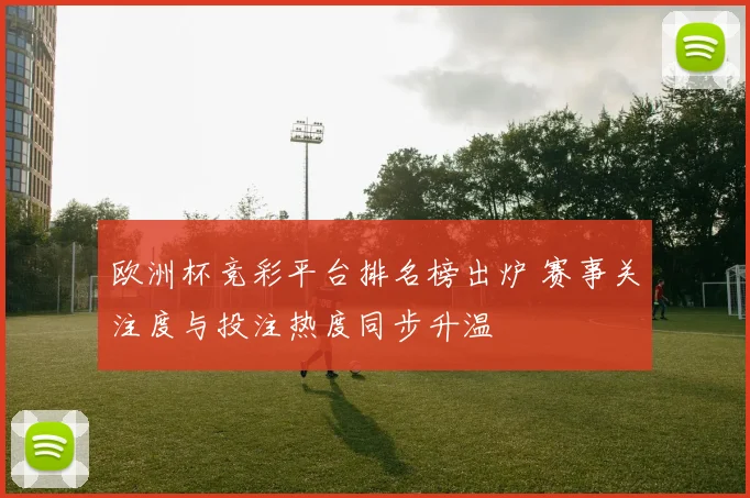 欧洲杯竞彩平台排名榜出炉 赛事关注度与投注热度同步升温